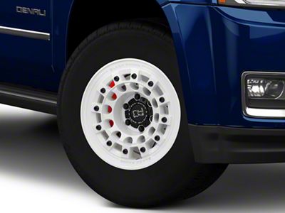Black Rhino Fuji Gloss White 6-Lug Wheel; 17x8; 20mm Offset (15-20 Yukon)