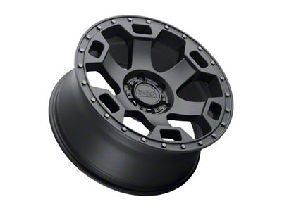 Black Rhino Gauntlet Semi Gloss Black with Gunmetal Bolts 6-Lug Wheel; 18x9; 12mm Offset (21-26 Yukon)