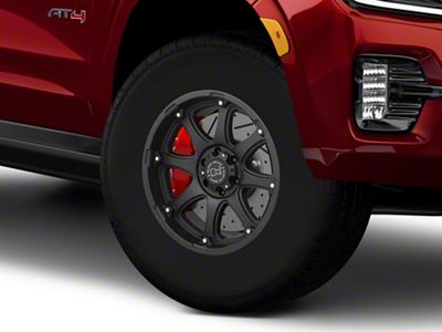 Black Rhino Glamis Matte Black 6-Lug Wheel; 17x9; -12mm Offset (21-25 Yukon)