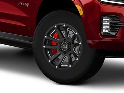 Black Rhino Highland Matte Black 6-Lug Wheel; 18x9.5; -12mm Offset (21-25 Yukon)