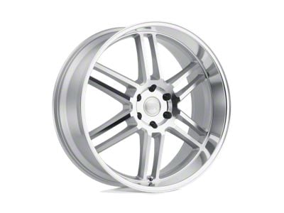 Black Rhino Katavi Silver 6-Lug Wheel; 22x10; 10mm Offset (21-25 Yukon)