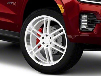 Black Rhino Katavi Silver 6-Lug Wheel; 22x10; 10mm Offset (21-26 Yukon)