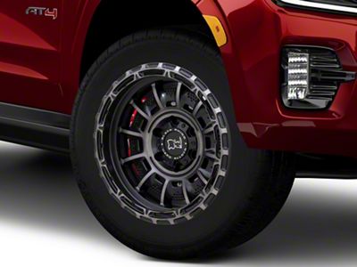 Black Rhino Legion Matte Black with Gray Tint 6-Lug Wheel; 20x10; -18mm Offset (21-25 Yukon)