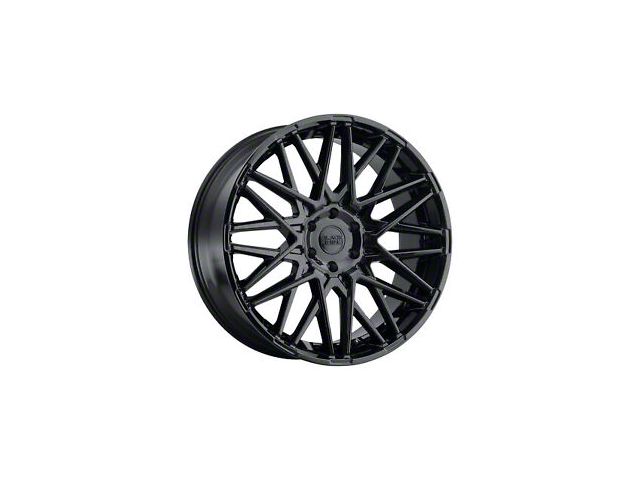 Black Rhino Morocco Gloss Black 6-Lug Wheel; 22x10; 10mm Offset (21-24 Yukon)