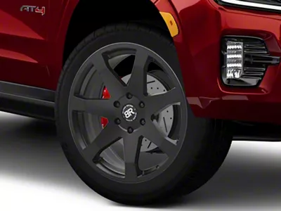 Black Rhino Mozambique Matte Black 6-Lug Wheel; 22x9.5; 25mm Offset (21-26 Yukon)