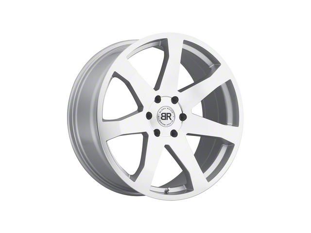 Black Rhino Mozambique Silver 6-Lug Wheel; 20x8.5; 15mm Offset (21-24 Yukon)