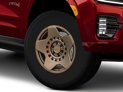 Black Rhino Muzzle Matte Bronze 6-Lug Wheel; 17x9; -18mm Offset (21-26 Yukon)