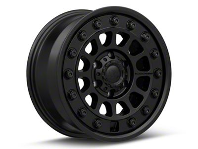 Black Rhino Outback Matte Black 6-Lug Wheel; 17x8.5; -10mm Offset (15-20 Yukon)