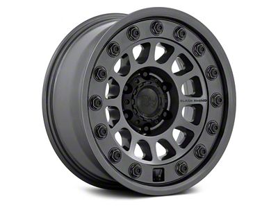 Black Rhino Outback Matte Gunmetal 6-Lug Wheel; 17x8.5; -10mm Offset (15-20 Yukon)
