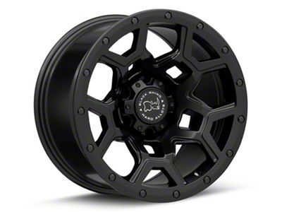 Black Rhino Overland Matte Black 6-Lug Wheel; 17x9.5; -18mm Offset (21-25 Yukon)