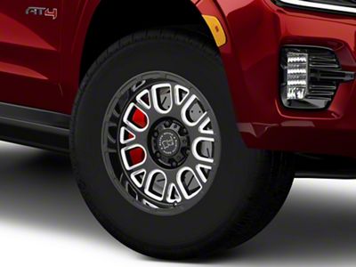 Black Rhino Pismo Gloss Black Milled 6-Lug Wheel; 18x9.5; -18mm Offset (21-25 Yukon)