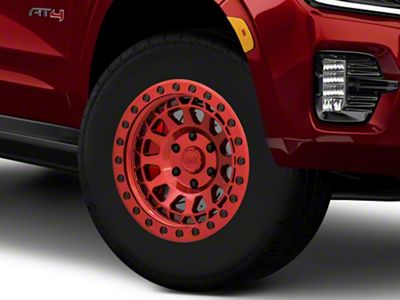 Black Rhino Primm Candy Red with Black Bolts 6-Lug Wheel; 18x9.5; -12mm Offset (21-26 Yukon)