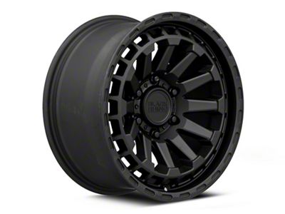 Black Rhino Raid Matte Black 6-Lug Wheel; 20x9.5; -18mm Offset (21-25 Yukon)