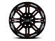 Black Rhino Rampage Gloss Black with Red Inner Lip 6-Lug Wheel; 20x12; -44mm Offset (21-24 Yukon)