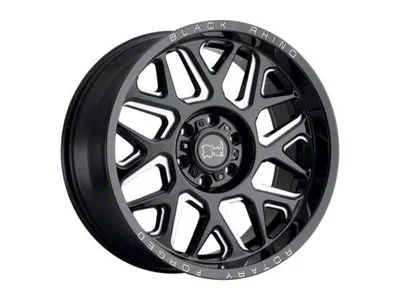 Black Rhino Reaper Gloss Black Milled 6-Lug Wheel; 20x11.5; -44mm Offset (21-26 Yukon)