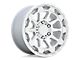 Black Rhino Rotor Gloss Silver 6-Lug Wheel; 17x8.5; -18mm Offset (07-14 Yukon)
