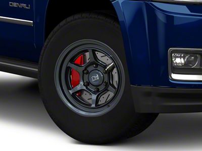 Black Rhino Shogun Gloss Midnight Blue 6-Lug Wheel; 17x8.5; -10mm Offset (15-20 Yukon)