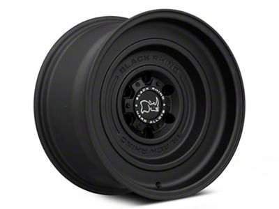 Black Rhino Solid Matte Black 6-Lug Wheel; 17x9.5; -12mm Offset (21-25 Yukon)