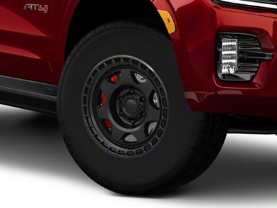 Black Rhino Voyager Matte Black 6-Lug Wheel; 17x8.5; 0mm Offset (21-26 Yukon)