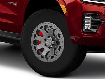 Black Rhino Warlord Matte Gunmetal 6-Lug Wheel; 17x9; -12mm Offset (21-25 Yukon)
