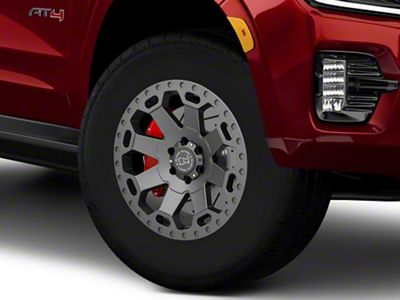 Black Rhino Warlord Matte Gunmetal 6-Lug Wheel; 18x9; 12mm Offset (21-25 Yukon)