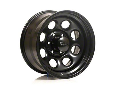 Black Rock Wheels Type 8 Matte Black 6-Lug Wheel; 17x9; -12mm Offset (07-13 Sierra 1500)
