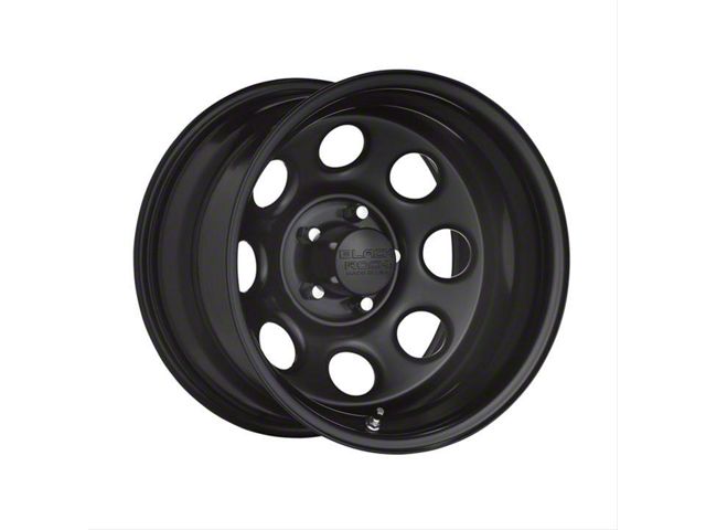 Black Rock Wheels Type 8 Matte Black 8-Lug Wheel; 17x9; 0mm Offset (11-16 F-250 Super Duty)