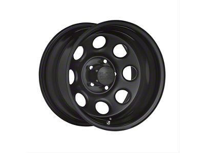 Black Rock Wheels Type 8 Matte Black 6-Lug Wheel; 17x9; 0mm Offset (14-18 Sierra 1500)