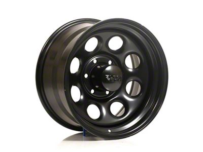 Black Rock Wheels Type 8 Matte Black 6-Lug Wheel; 17x9; -12mm Offset (14-18 Sierra 1500)