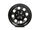 Black Rock Wheels Type 8 Matte Black 6-Lug Wheel; 17x8; 0mm Offset (14-18 Silverado 1500)
