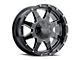 Black Rock Wheels Fury I Gloss Black Milled 6-Lug Wheel; 17x9; 12mm Offset (07-14 Tahoe)