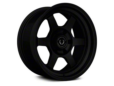 Blackhorn Offroad BH01 Matte Black 6-Lug Wheel; 17x9; 12mm Offset (07-13 Sierra 1500)
