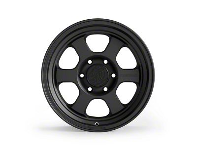 Blackhorn Offroad AR6 Obsidian Matte Black 6-Lug Wheel; 17x9; -12mm Offset (07-13 Silverado 1500)