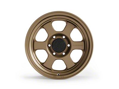 Blackhorn Offroad AR6 Coyote Satin Bronze 6-Lug Wheel; 17x9; -12mm Offset (23-26 Colorado)