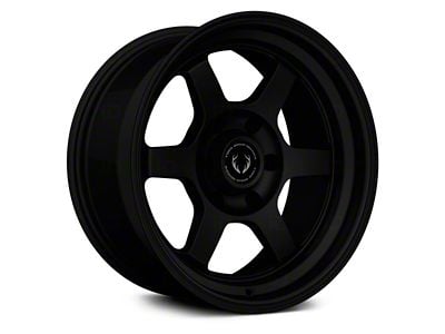 Blackhorn Offroad BH01 Matte Black 6-Lug Wheel; 17x9; 12mm Offset (23-24 Colorado)