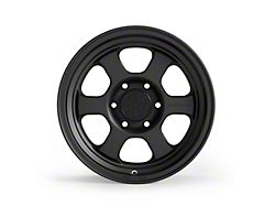 Blackhorn Offroad AR6 Obsidian Matte Black 6-Lug Wheel; 17x9; -12mm Offset (24-26 Ranger)