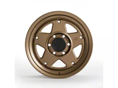 Blackhorn Offroad NS5 Coyote Satin Bronze 6-Lug Wheel; 17x8.5; 0mm Offset (19-26 Silverado 1500)