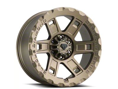 Blaque Diamond Wheels BD-O801 Matte Bronze 5-Lug Wheel; 17x9; -12mm Offset (94-01 RAM 1500)
