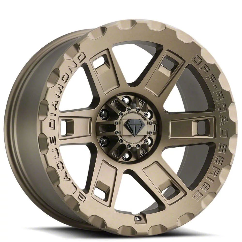 Blaque Diamond Wheels Silverado 1500 BD-O801 Matte Bronze 6-Lug Wheel ...
