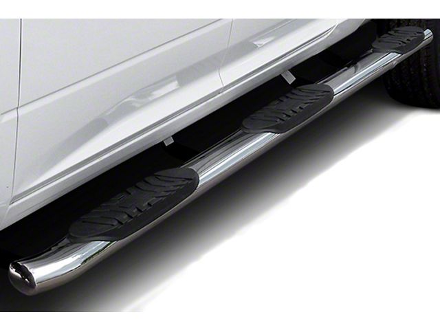 5-Inch Extreme Wheel-to-Wheel Side Step Bars; Stainless Steel (11-16 F-250 Super Duty SuperCrew w/ 6-3/4-Foot Bed)