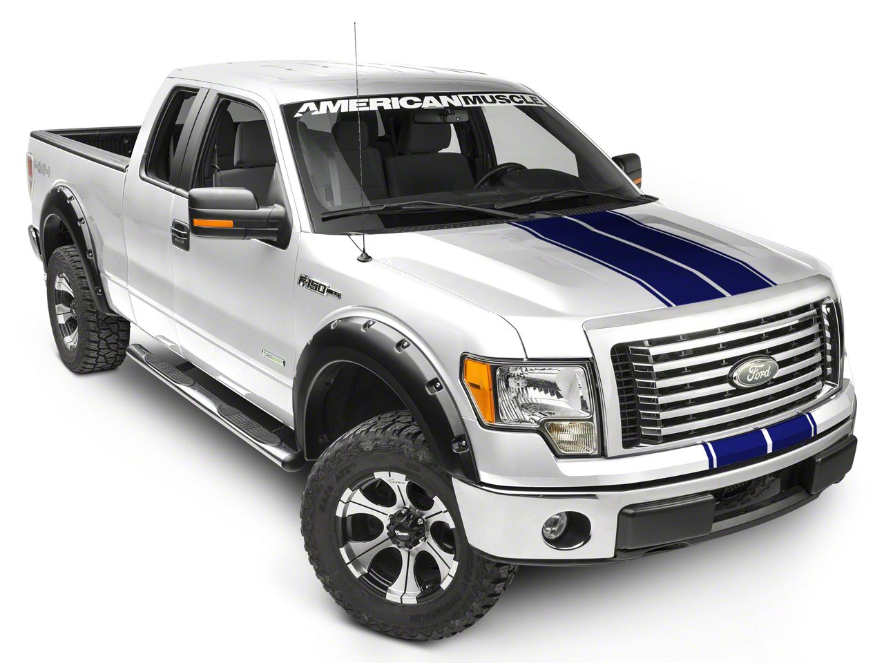 SEC10 F-150 Blue Full Length Stripes - 10-1/4 in. T527987