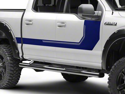 SEC10 Side Graphics; Blue (15-20 F-150)