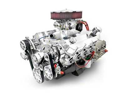 BluePrint Engines Standard Edition Builder Series Big Block Chevy ProSeries 632 C.I. 815 HP Carbureted Crate Engine and 4L80E Automatic Transmission with Polished Pulley Kit
