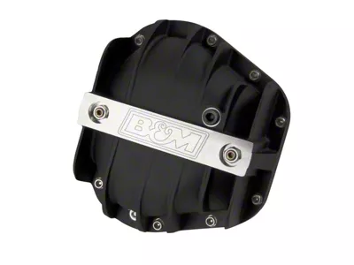 B&M Dana 60/70 Hi-Tek Aluminum Differential Cover; Black (11-22 F-350 Super Duty)