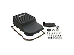 B&M 845RE/850RE/8HP70/8HP75 Hi-TEK Deep Heavy Duty Transmission Pan; Black (13-23 RAM 1500)