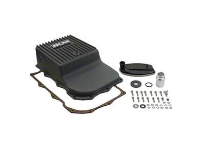 B&M 845RE/850RE/8HP70/8HP75 Hi-TEK Deep Heavy Duty Transmission Pan; Black (13-25 RAM 1500)