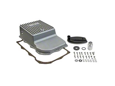 B&M 845RE/850RE/8HP70/8HP75 Hi-TEK Deep Heavy Duty Transmission Pan; Natural (13-24 RAM 1500)