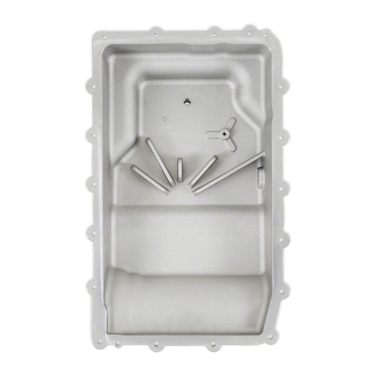 B&M Ranger 10R80 Hi-TEK Deep Heavy Duty Transmission Pan; Silver