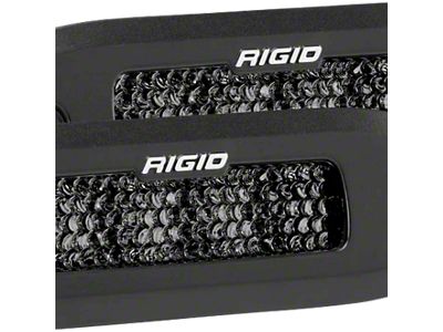 BMC Lights 3-Inch Hitch Bar Lighting Kit with Rigid 6-Inch Midnight Series SR-Q Pro Lights and Rigid Ignite End Cap Upgrade; Flood Beam (21-25 F-150)