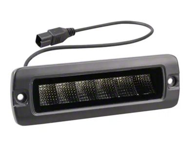 BMC Lights 3-Inch Hitch Bar Lighting Kit with Race Sport 7-Inch Blackout Series Lights; Spot Beam (17-25 F-250 Super Duty)